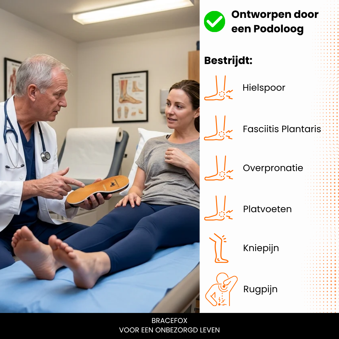 Bracefox® Hielspoor zooltjes - ErgoSole