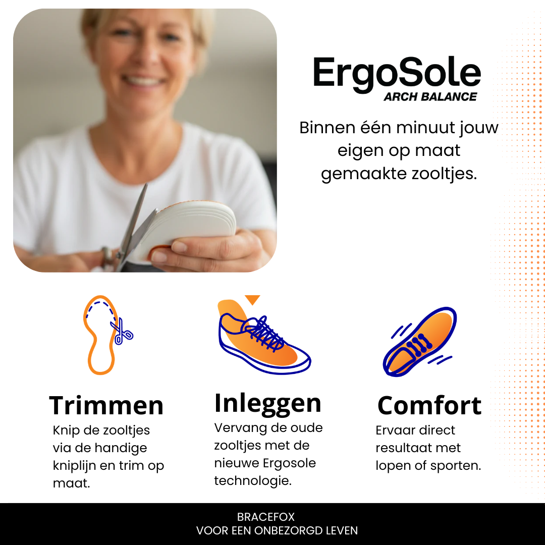 Bracefox® Hielspoor zooltjes - ErgoSole