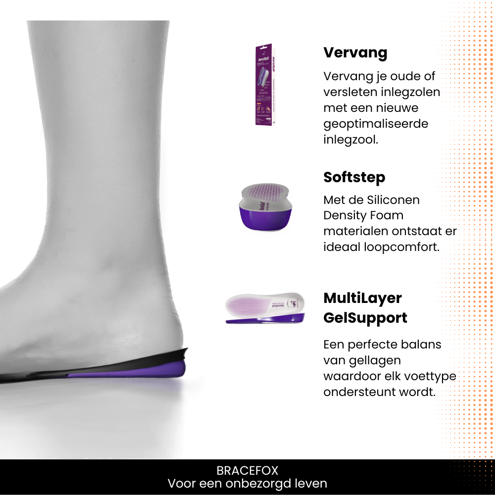 AeroSoll inlegzolen met DryFox voor een fris voetklimaat