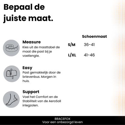Bracefox AeroSoll dagelijkse inlegzolen