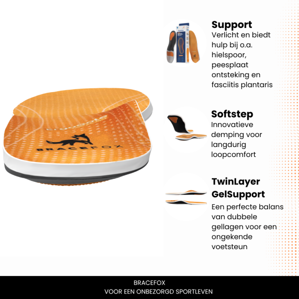 ErgoSole inlegzolen voor plantaire fasciitis