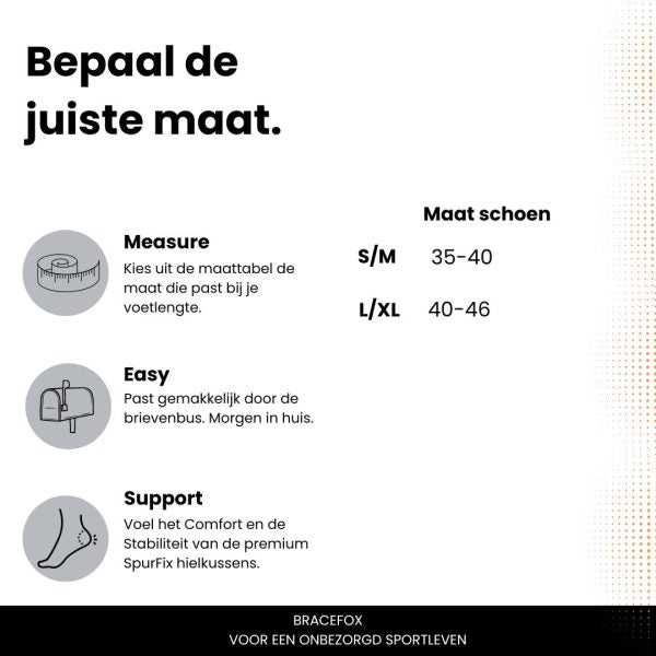 Bracefox® Gel hielspoor zooltjes 'Spurfix'