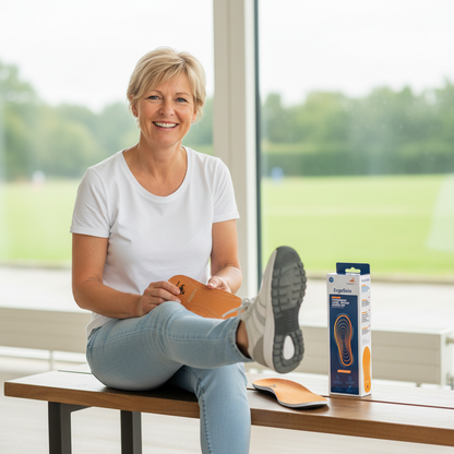 Bracefox® Medical Insoles 'ErgoSole' | 2025 Edition | For Plantar Fasciitis &amp; Heel Pain Relief